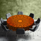 Mandala Sun Dance Round Tablecloth