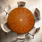 Mandala Sun Dance Round Tablecloth