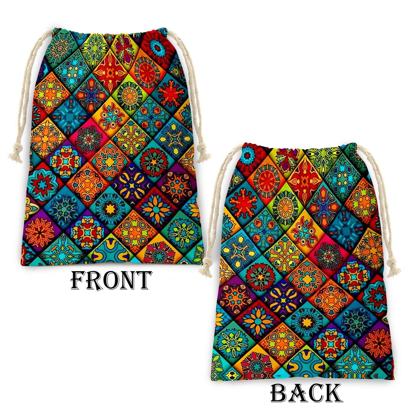 Mandala Tilework Gift Bag (Set of 2)