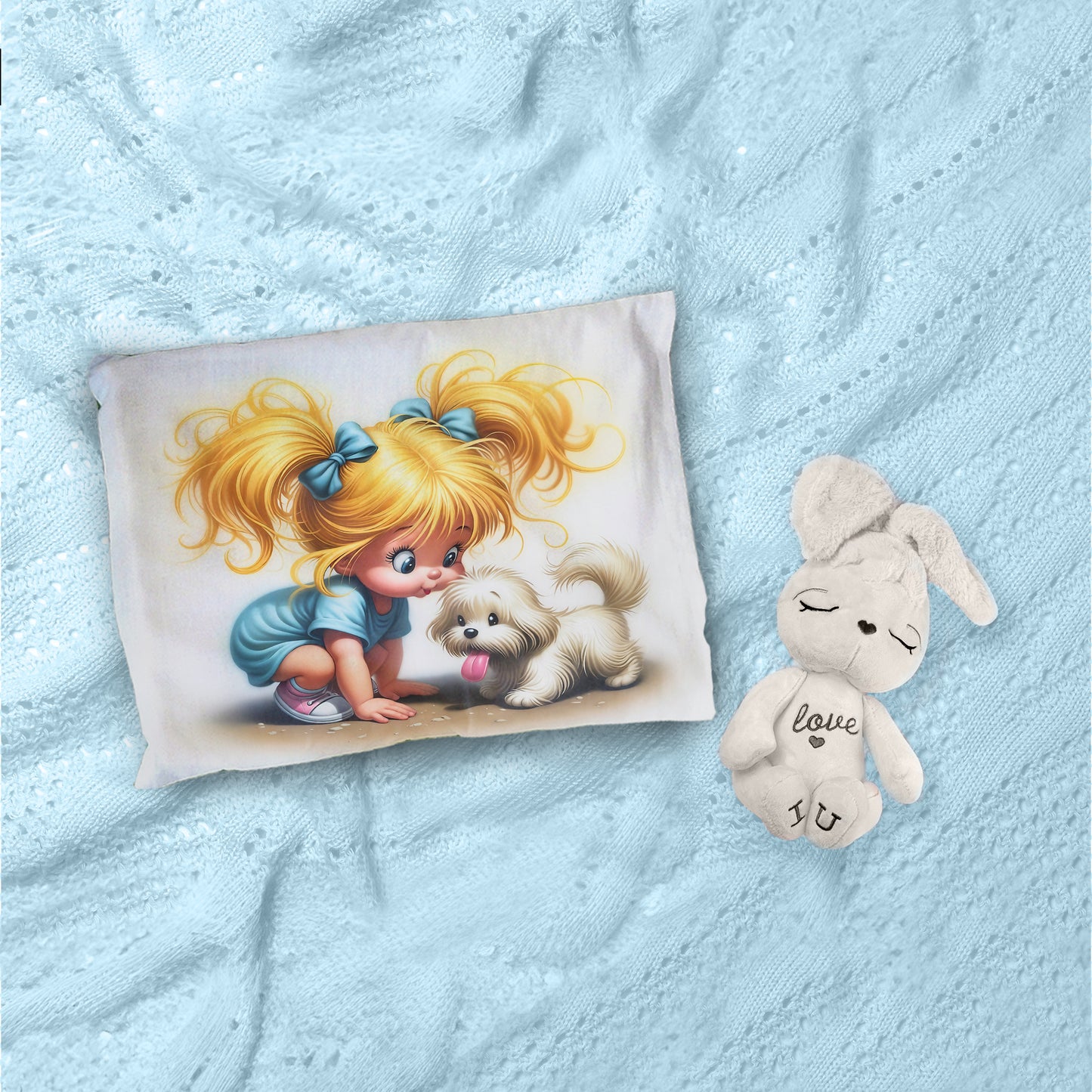 Mandy and Mickey Cot Set