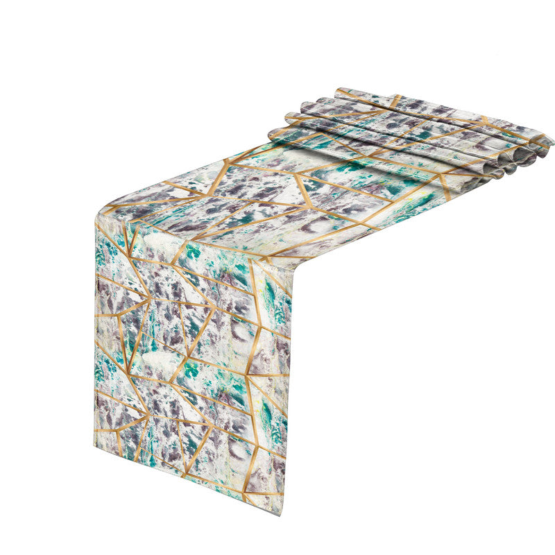 Marble Abstract Table Runner