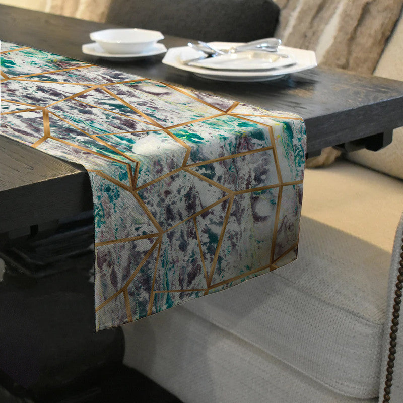 Marble Abstract Table Runner