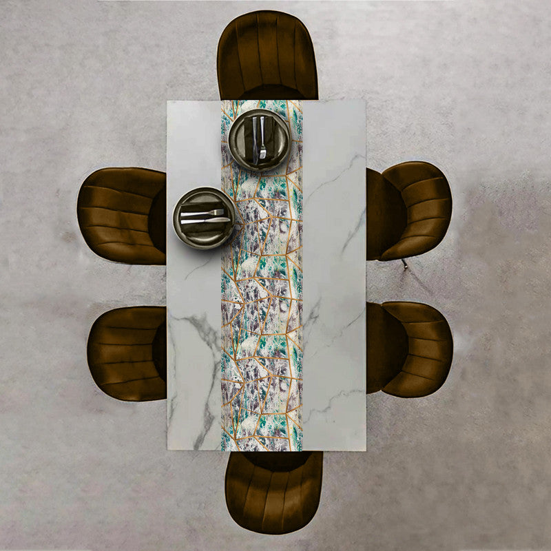 Marble Abstract Table Runner