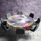 Marble Haze Round Tablecloth