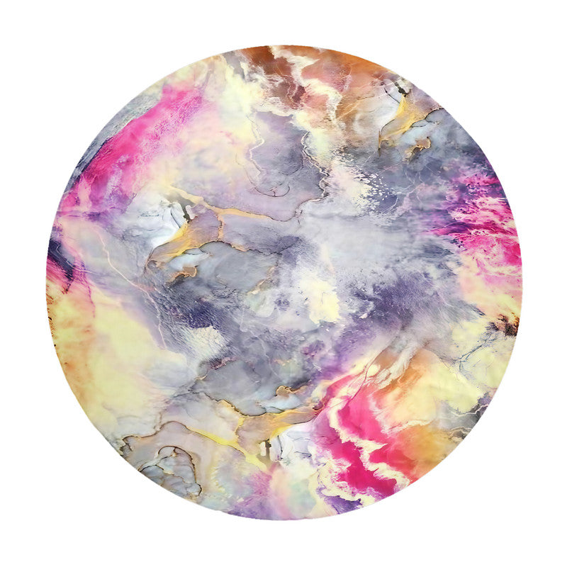 Marble Haze Round Tablecloth
