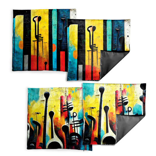 Marching Musical Luxury Scatter Covers (Set of 4)