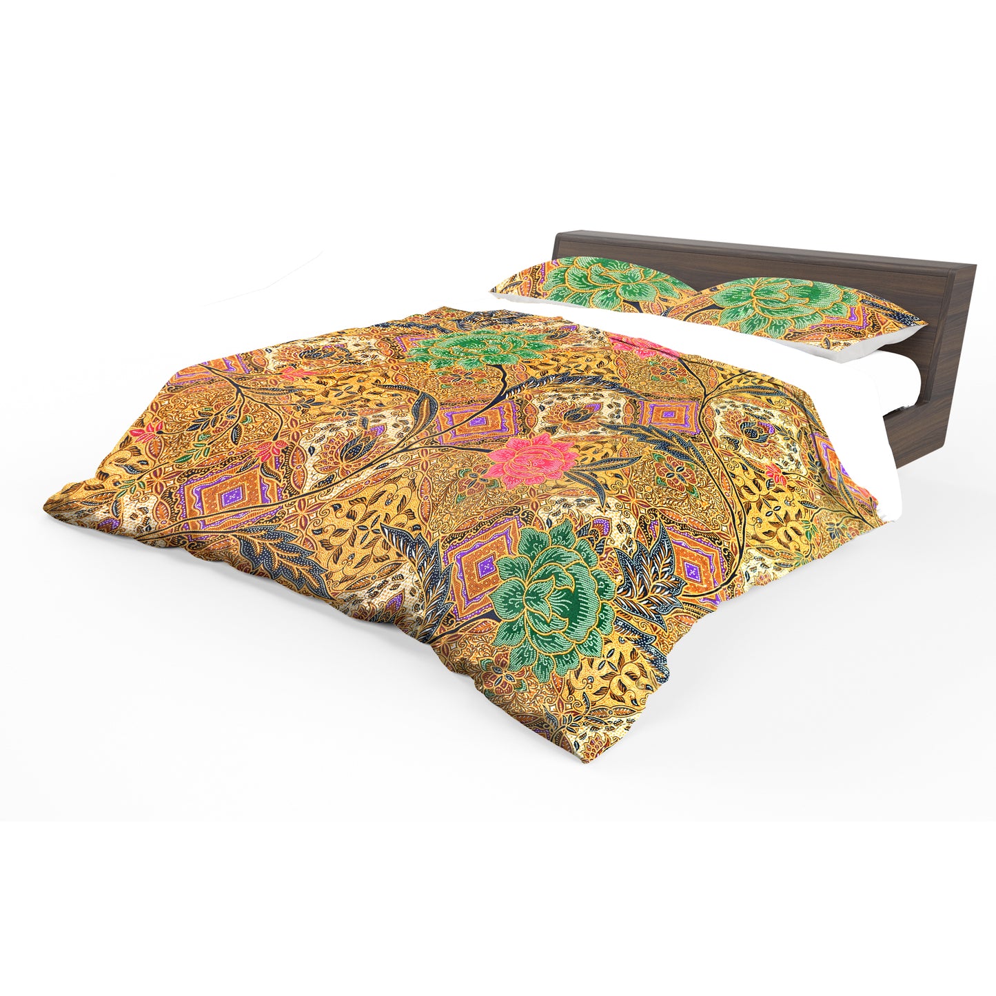 Marigold Floral Duvet Cover Set