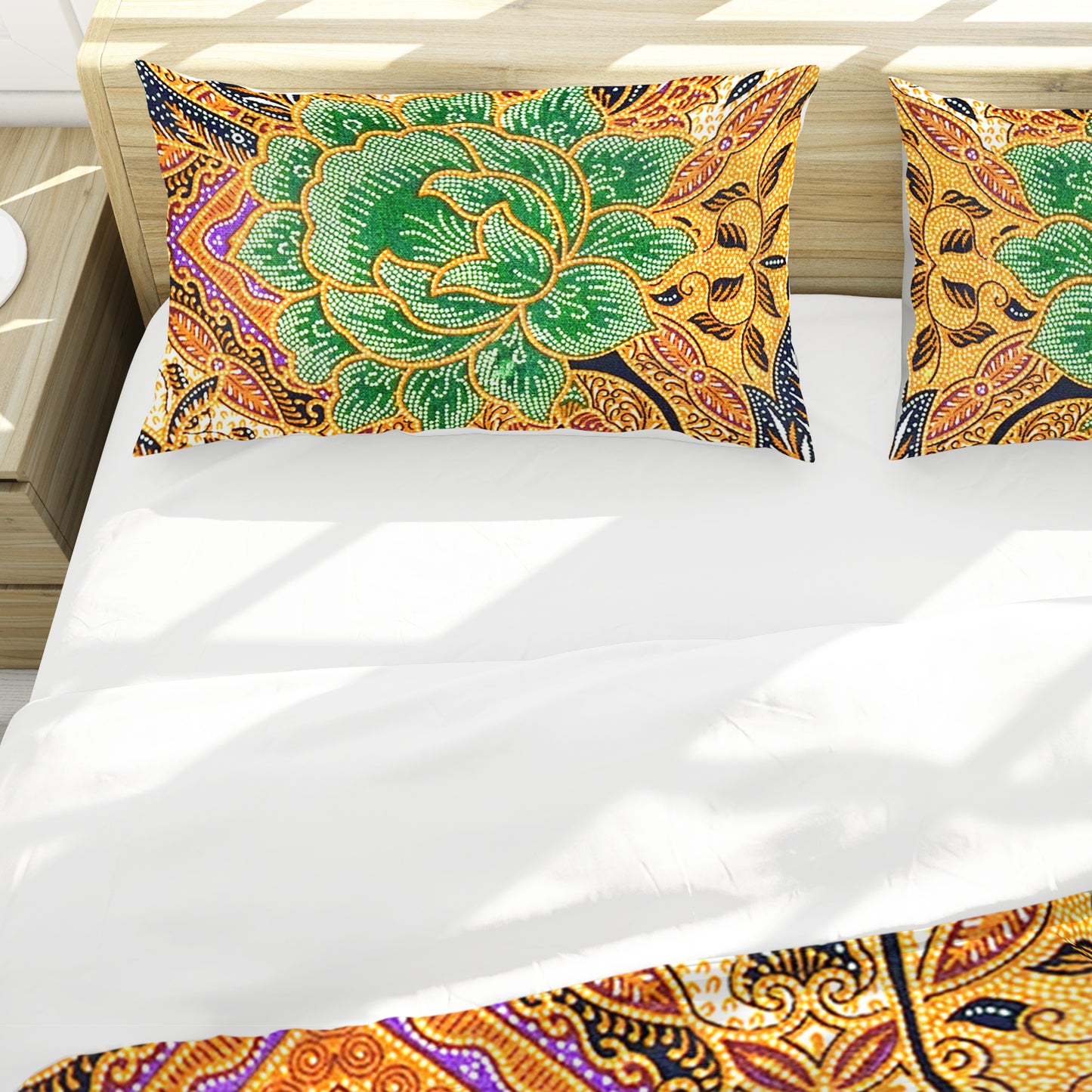 Marigold Floral Duvet Cover Set