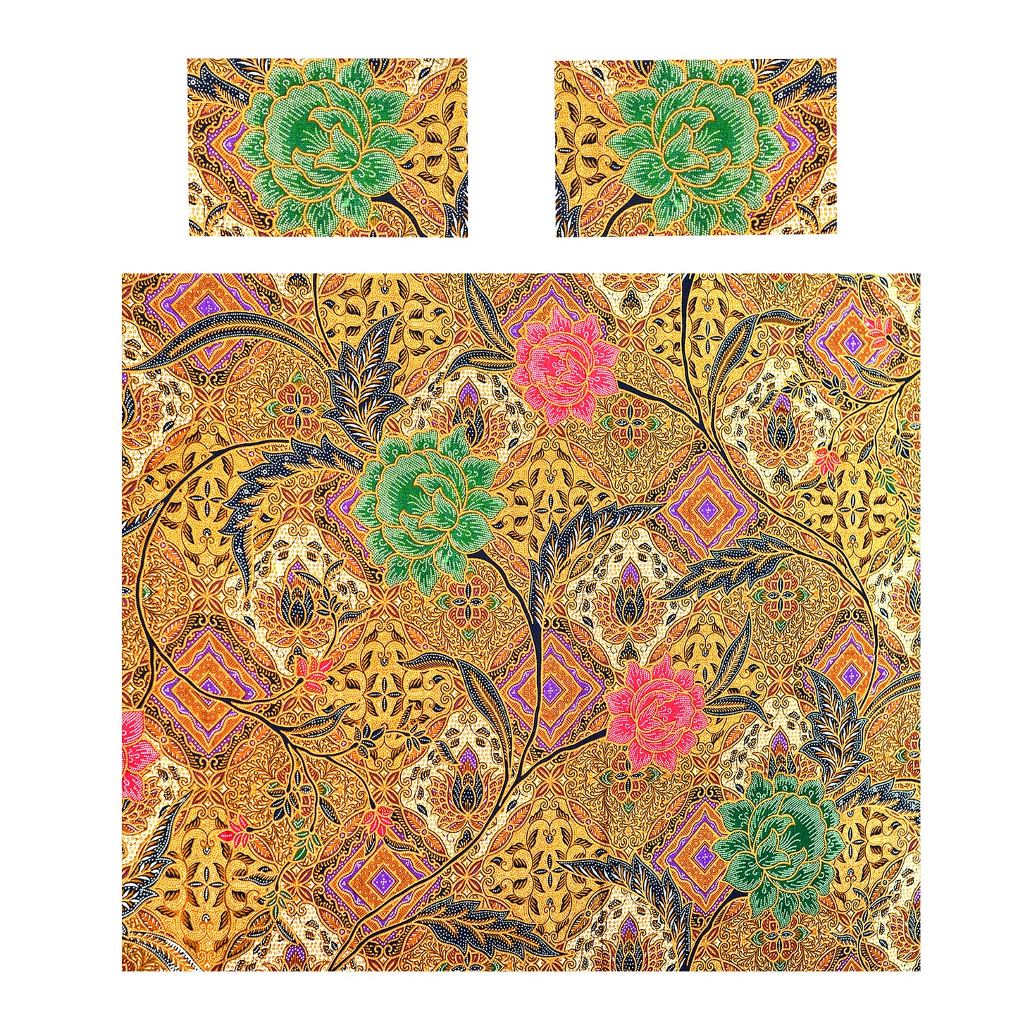 Marigold Floral Duvet Cover Set