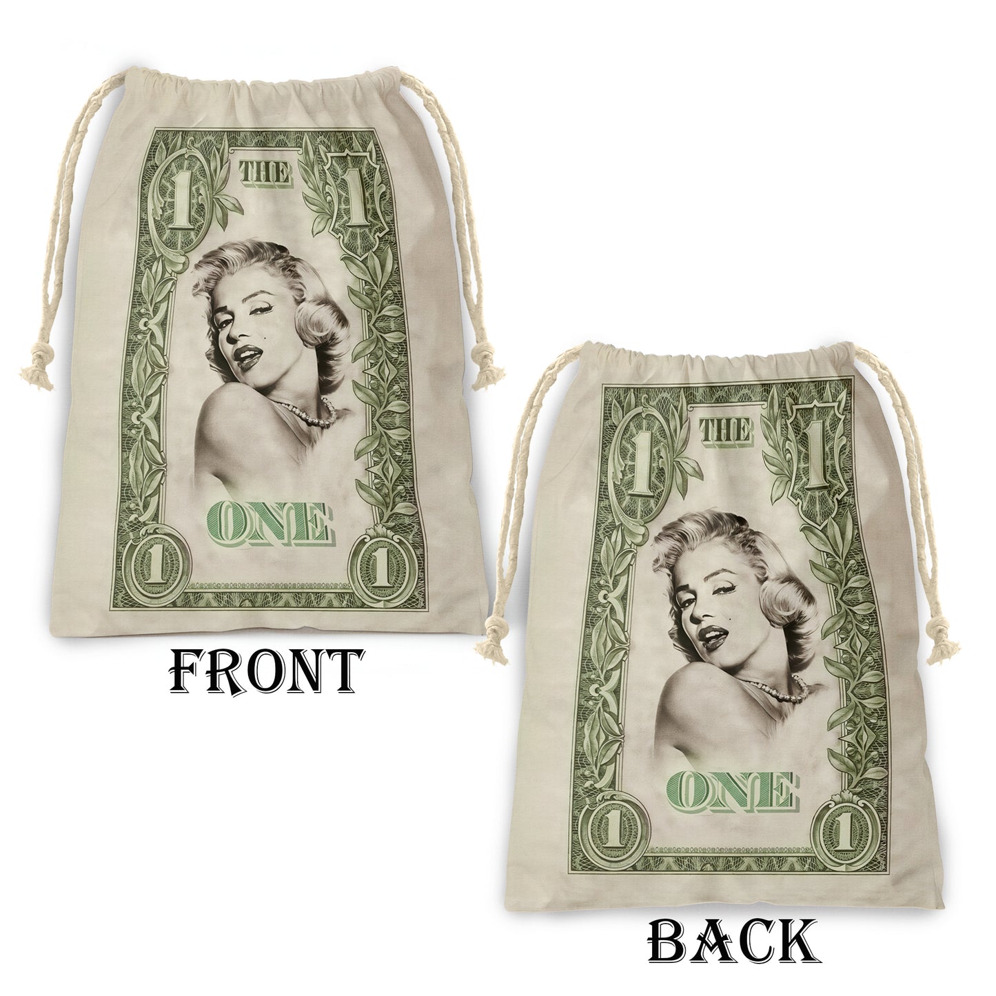 Marilyn Monroe Dollar Gift Sack