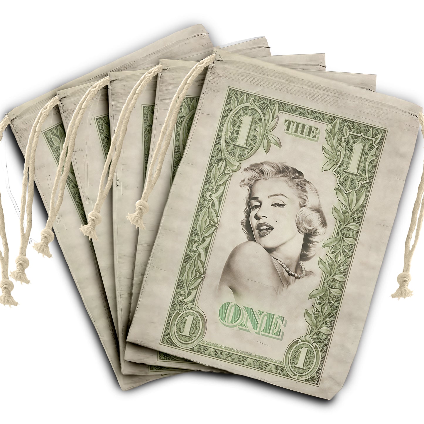 Marilyn Monroe Dollar Gift Sack
