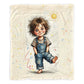Mario Mischief Toddler Fleece Blanket