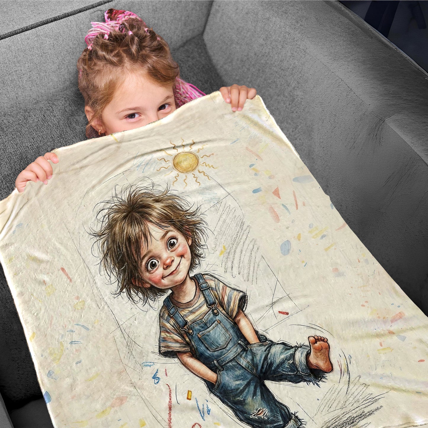 Mario Mischief Toddler Fleece Blanket