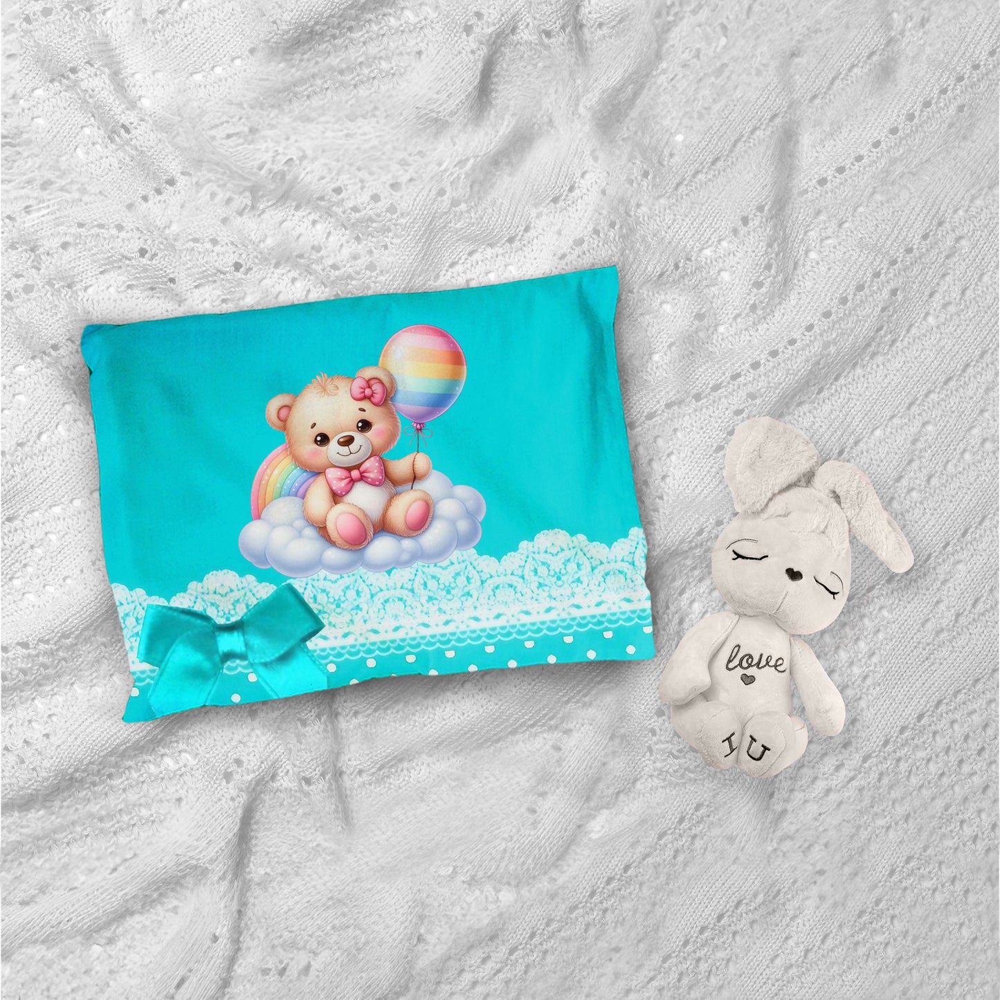Marshmallow Bear Cot Set