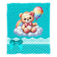 Marshmallow Bear Baby Fleece Blanket