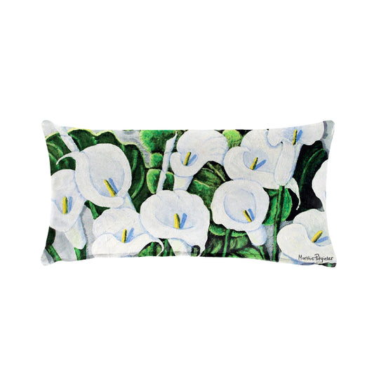 Arum Lilly By Marthie Potgieter Oblong Luxury Scatter