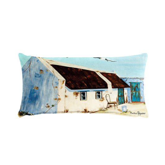 Beach House Seagulls By Marthie Potgieter Oblong Luxury Scatter