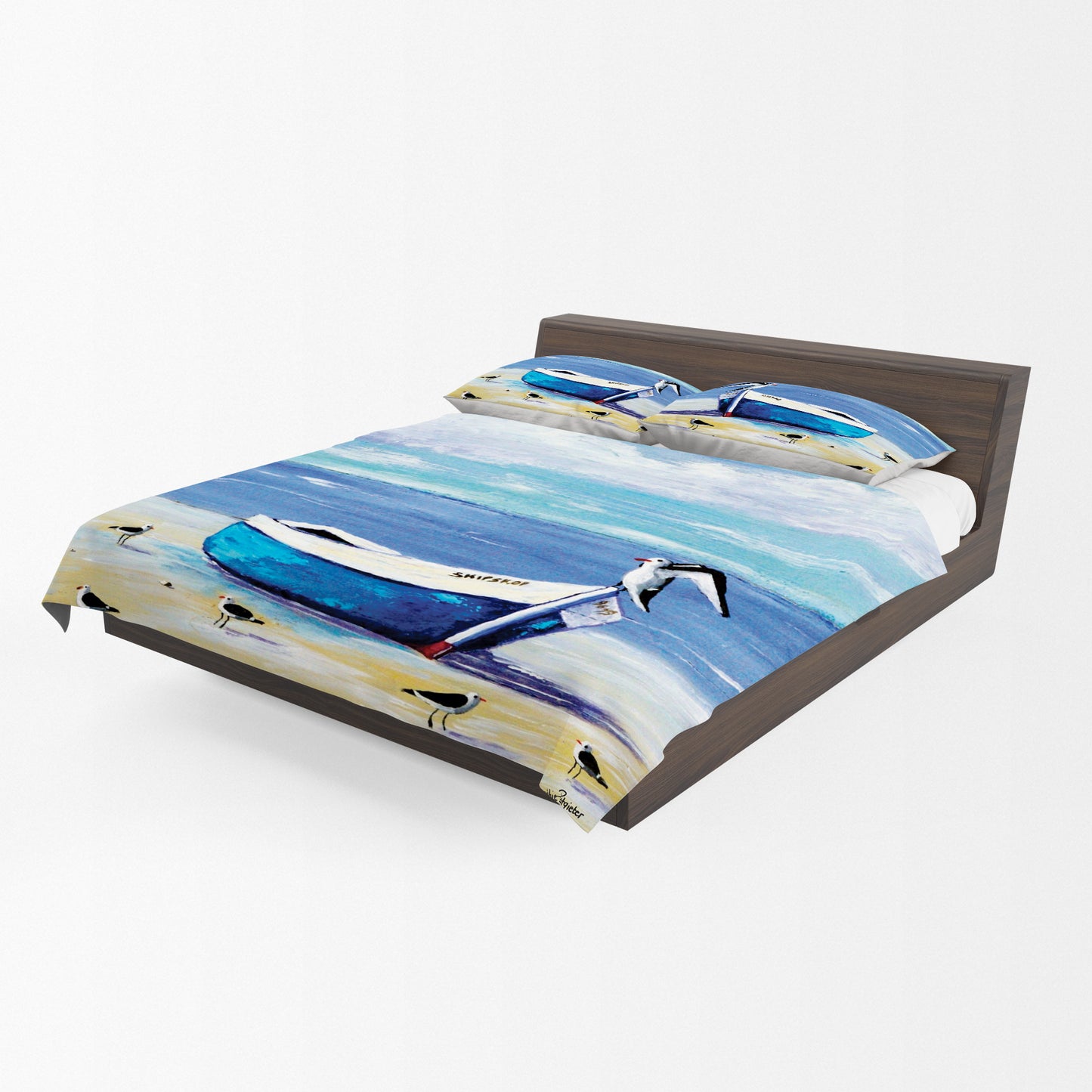 Seagulls Skipskop Duvet Cover Set By Marthie Potgieter