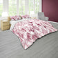 Mauve Basket Weave Duvet Cover Set