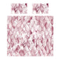 Mauve Basket Weave Duvet Cover Set