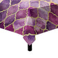 Mauve Urns Square Tablecloth