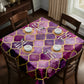 Mauve Urns Square Tablecloth