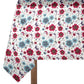 Mauve and Mint Flowers 3m Rectangle Tablecloth