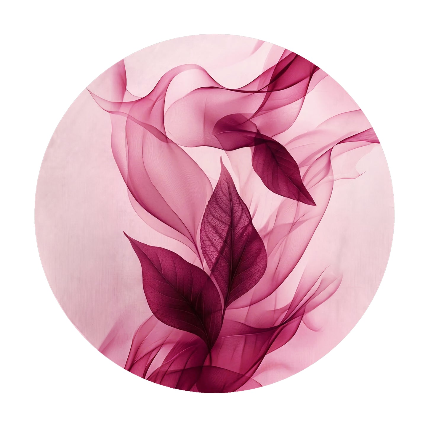 Mauve on Silk 2,3m Round Tablecloth