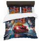 Mech Cyber Racing Duvet Cover Set