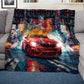 Mech Cyber Racing Light Weight Fleece Blanket