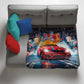 Mech Cyber Racing Light Weight Fleece Blanket