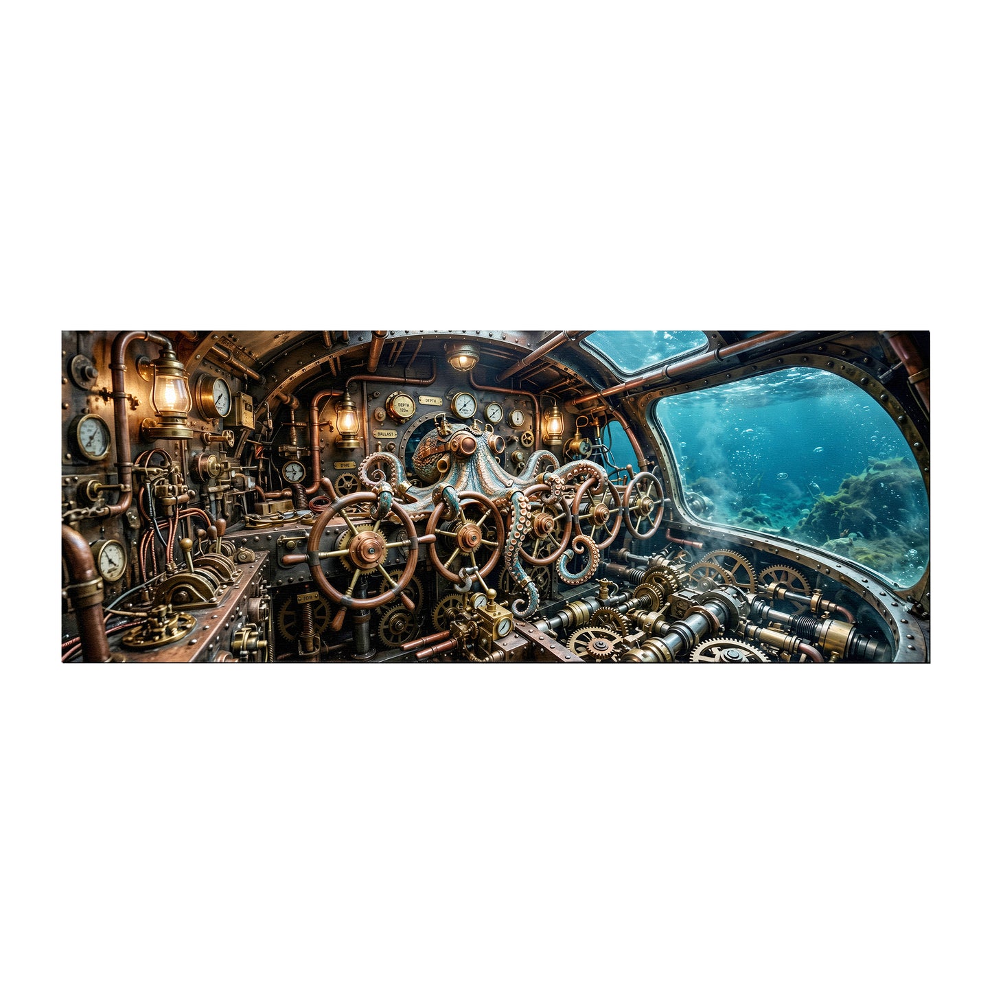 Mechanical Octopus Desk Pad