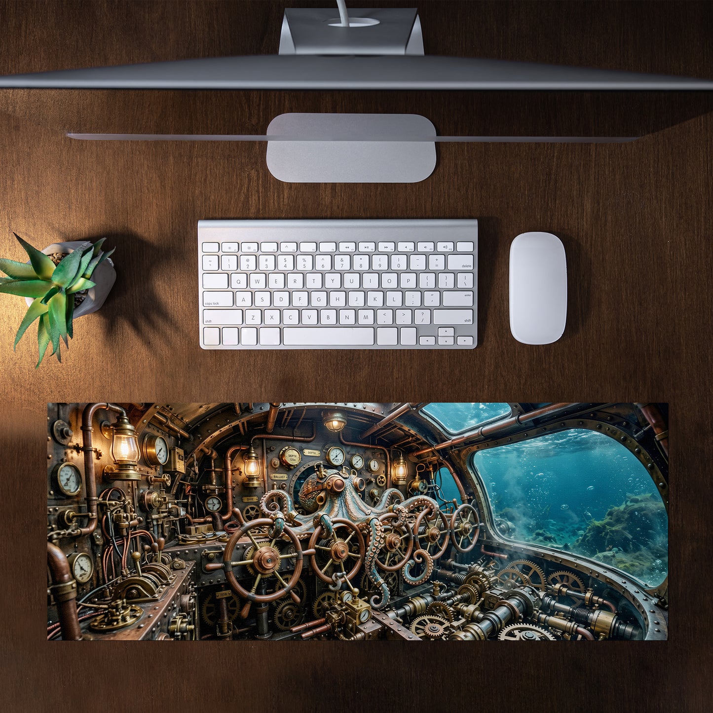 Mechanical Octopus Desk Pad
