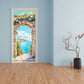 Medeterranian Sea Door Decoupage