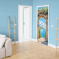Medeterranian Sea Door Decoupage