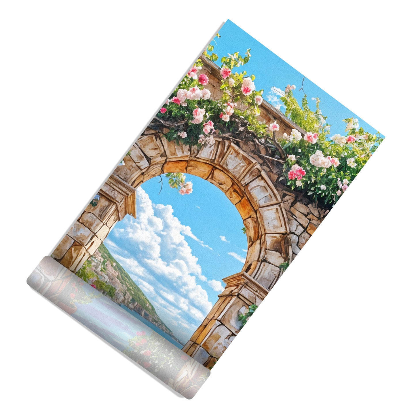 Medeterranian Sea Door Decoupage