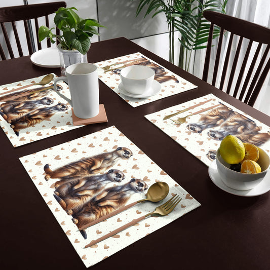 Meerkat Placemats by Mark van Vuuren