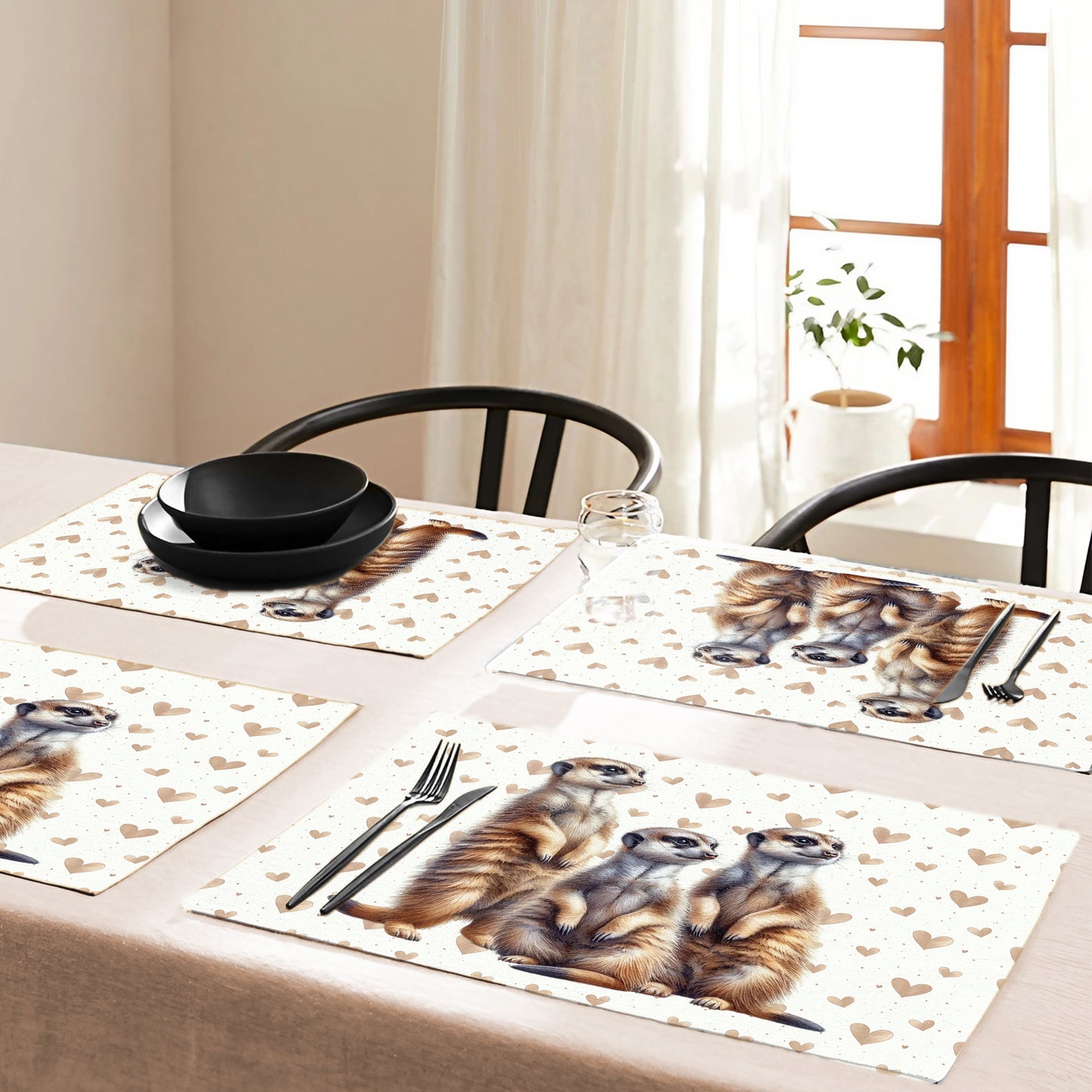 Meerkat Placemats by Mark van Vuuren