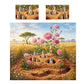 Meerkats & Pink Floral Duvet Cover Set