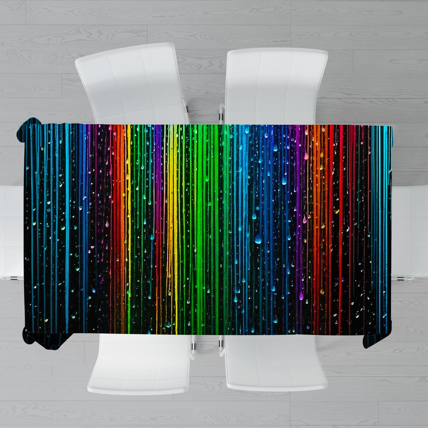 Melting Colours Rectangle Tablecloth