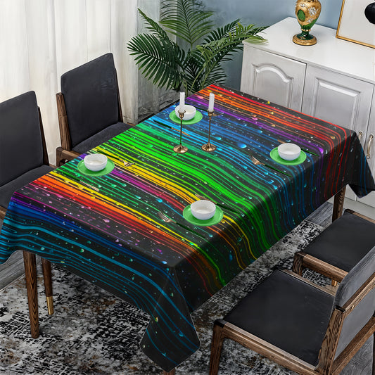 Melting Colours Rectangle Tablecloth