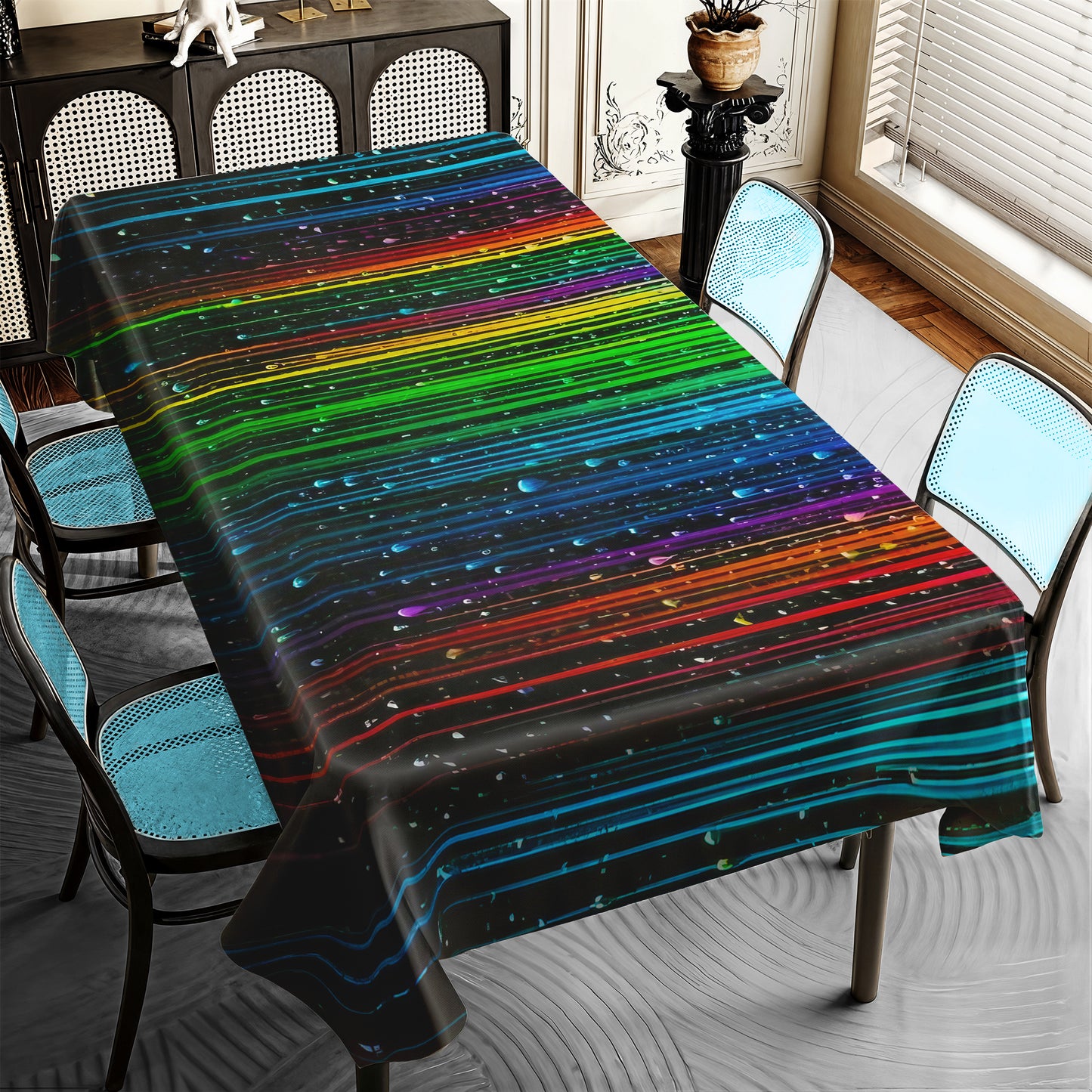 Melting Colours Rectangle Tablecloth