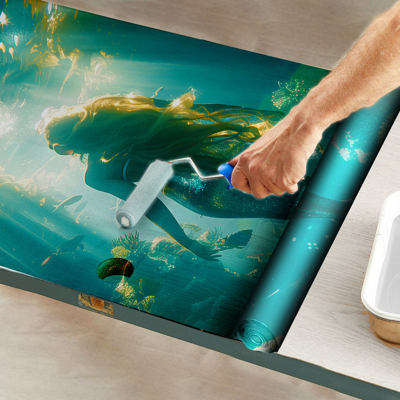 Mermaid Door Decoupage