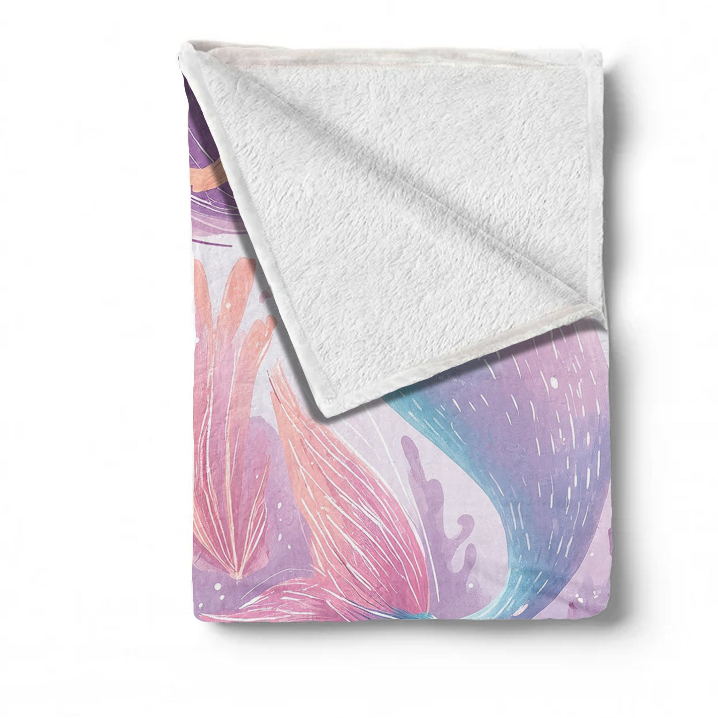 Mermaid Dreamer Minky Blanket by Wikus Schalkwyk