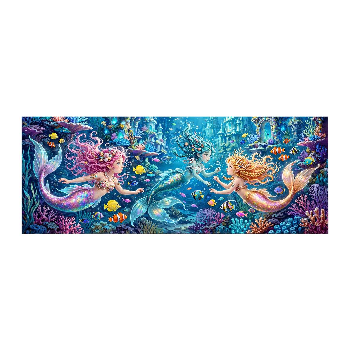 Mermaid Paradise Desk Pad