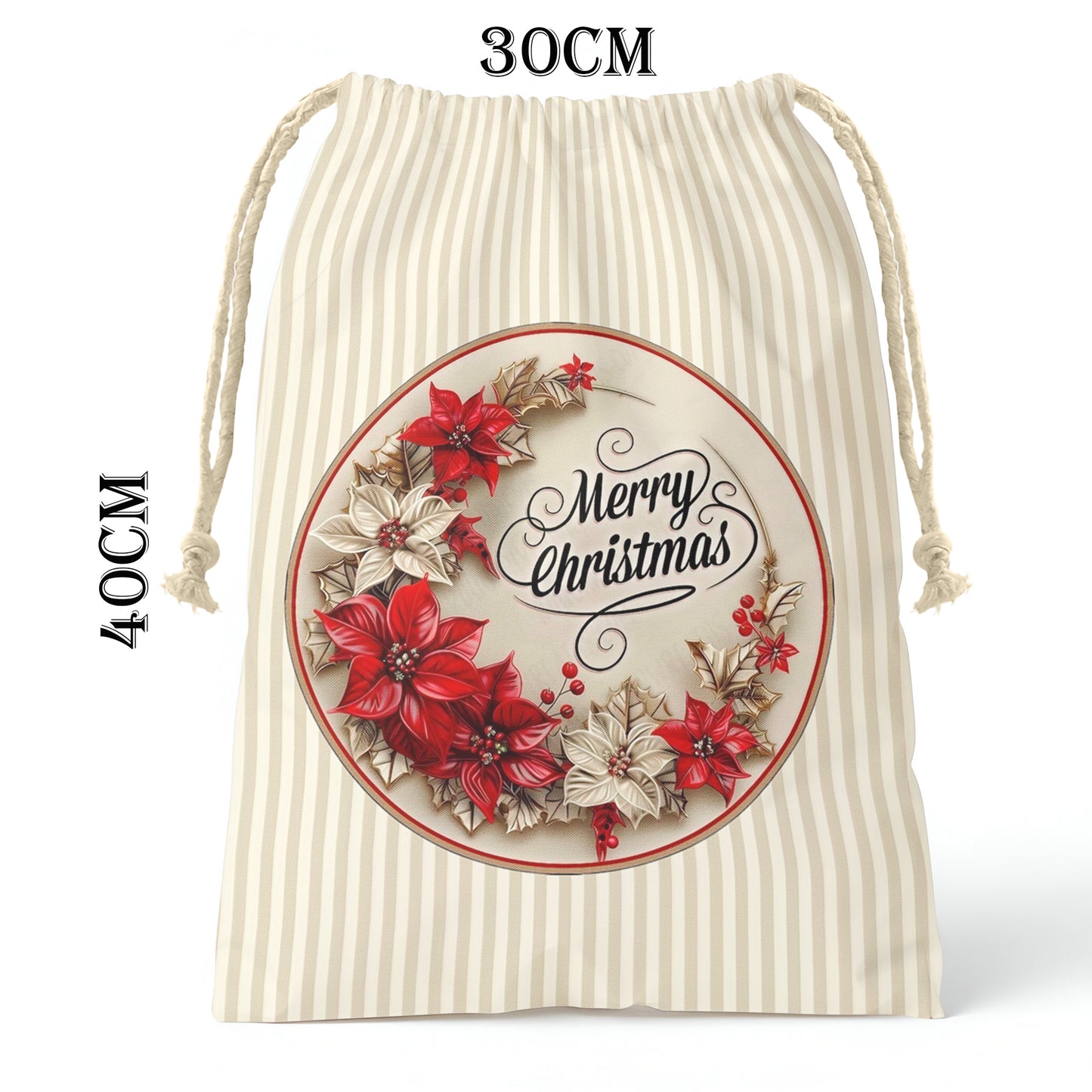 Merry Christmas Gift Bag (Set of 2)