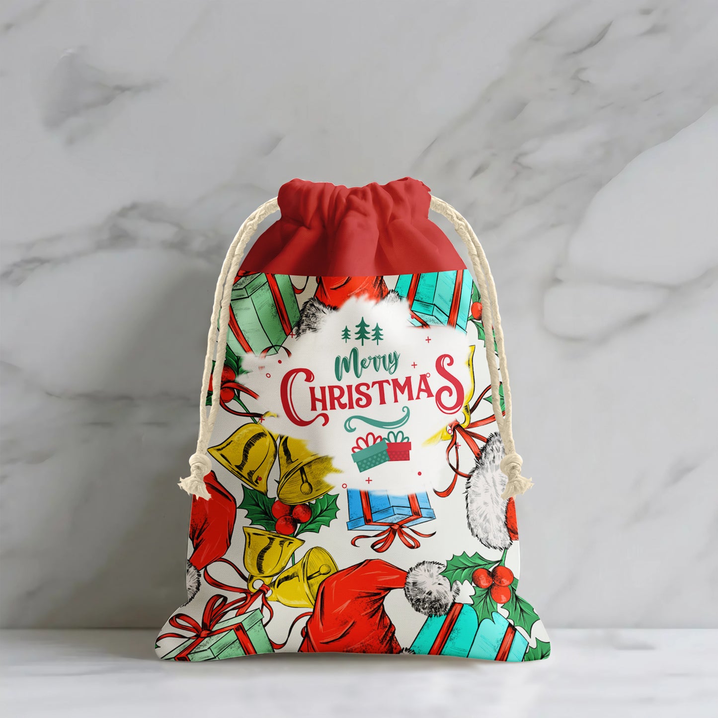 Merry Christmas Presents Gift Sack