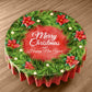 Merry Christmas Round Tablecloth