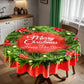 Merry Christmas Round Tablecloth
