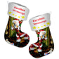 Santa and Puppy Christmas Gift Stockings